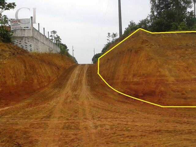 Lote demarcado em amarelo